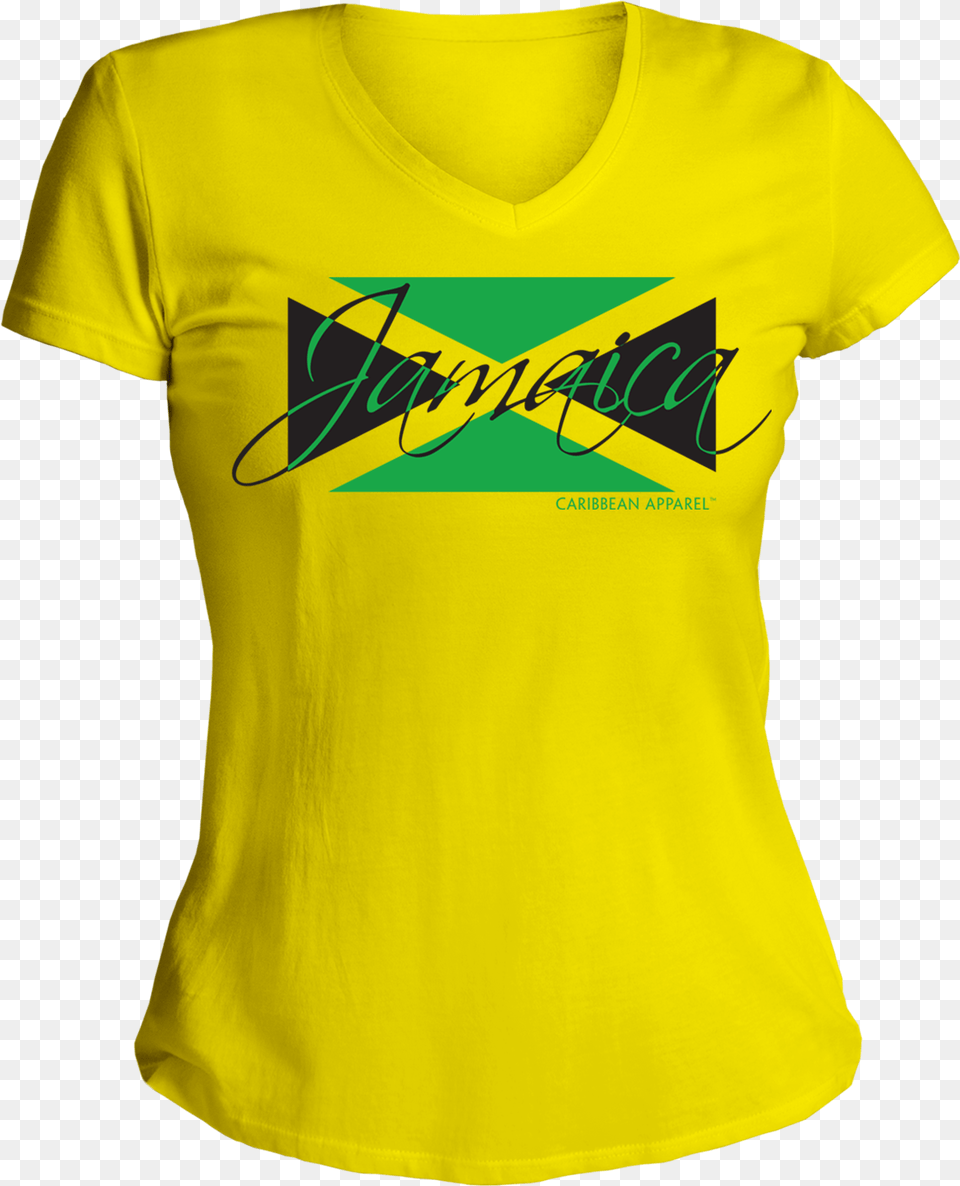 Jamaica Flag Tshirt Jamaican, Clothing, Shirt, T-shirt Free Png