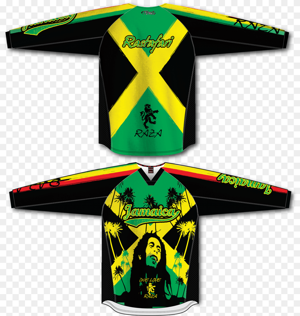 Jamaica Jersey Illustration, Clothing, People, Person, Shirt Free Png