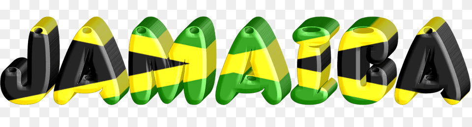 Jamaica Lettering With Flag Clipart Png Image