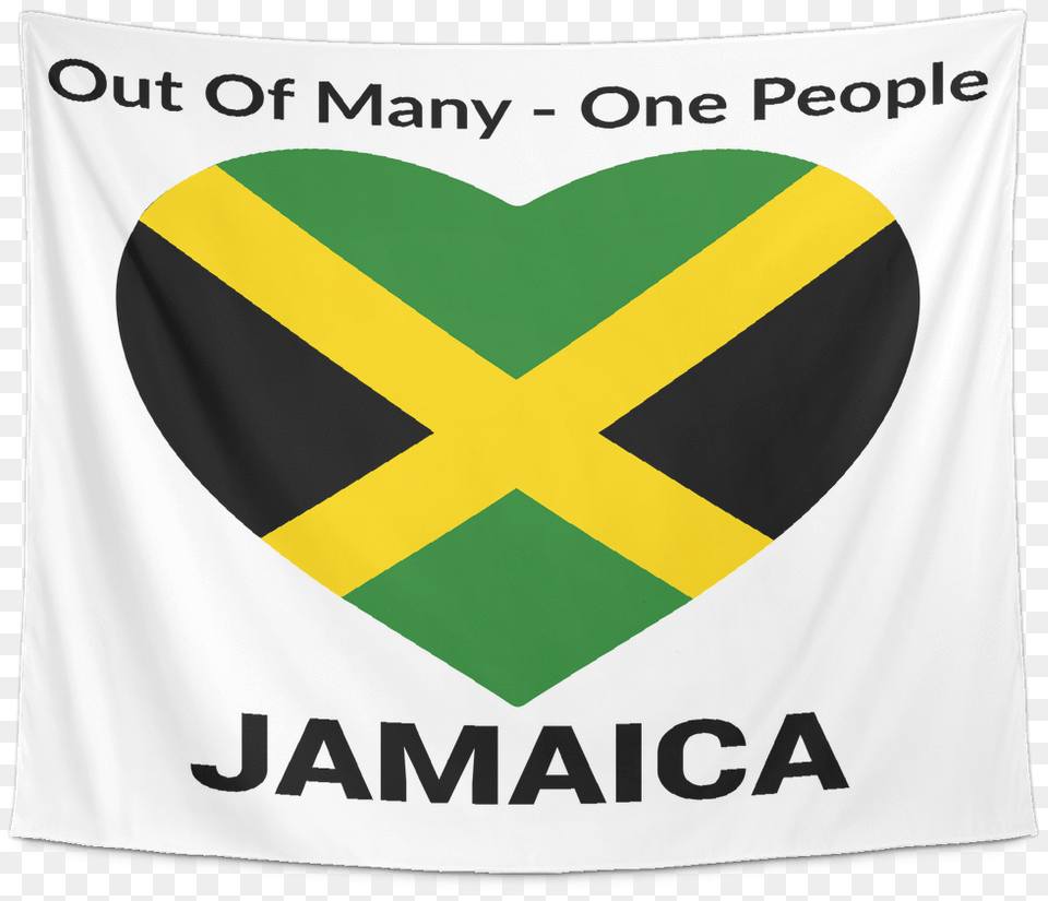 Jamaica Out Of Many One People Tapestries, Flag Free Transparent Png
