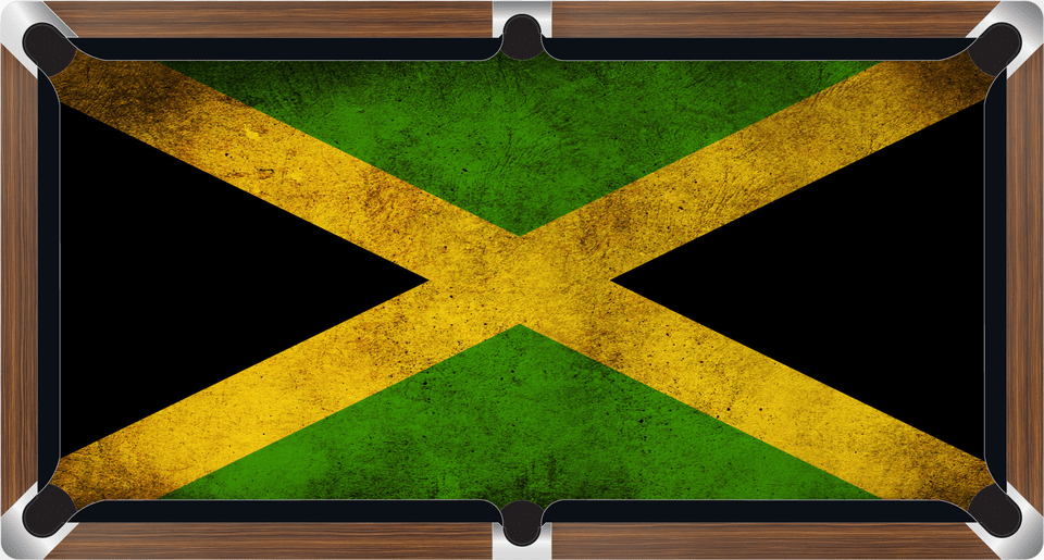 Jamaican Flag Custom Made Printed Pool Snooker Billiard Graffiti Snooker Png