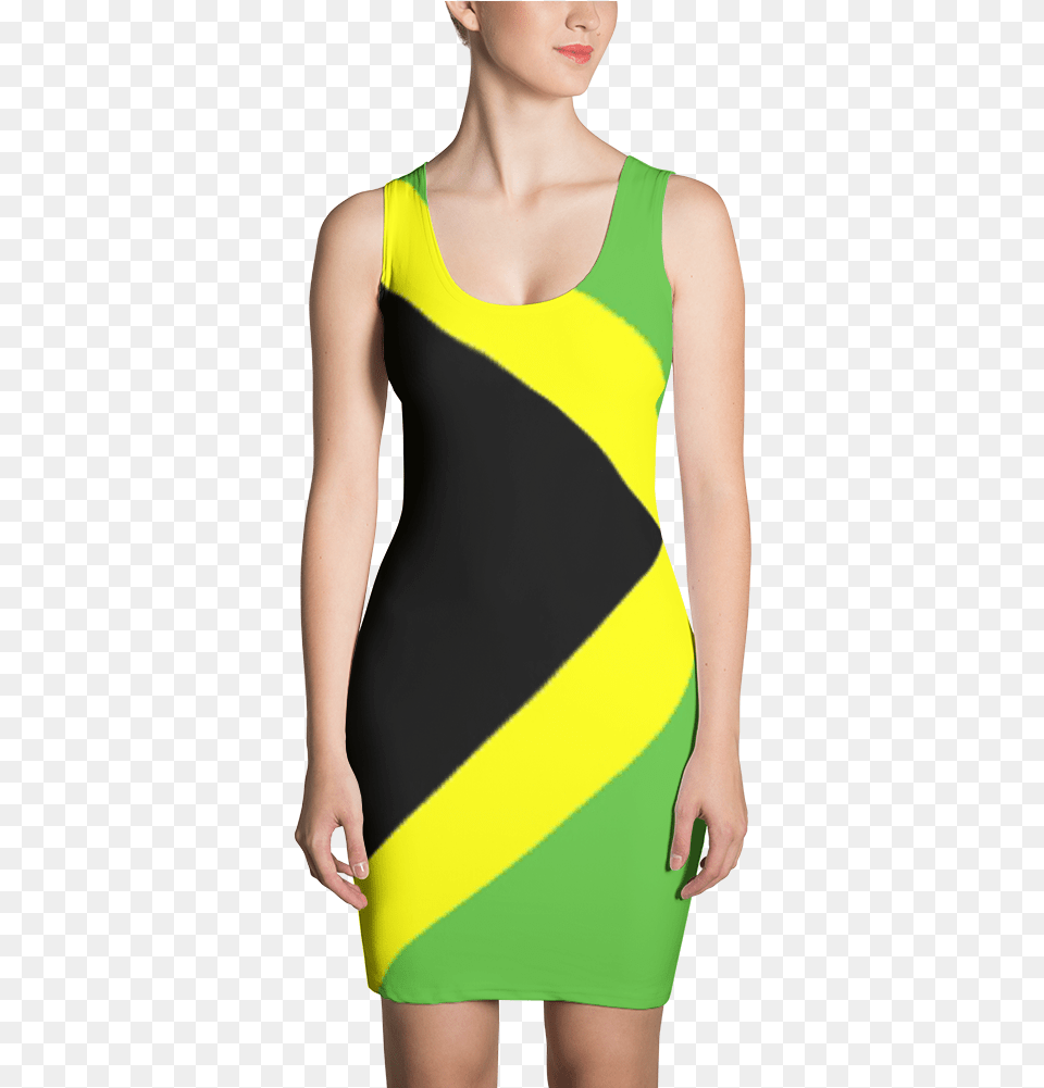 Jamaican Flag Dress Ice Cream Costume Halloween Costume Fun Costume, Adult, Swimwear, Person, Woman Png
