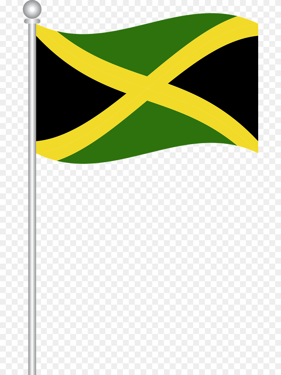 Jamaican Flag No Background Free Png Download