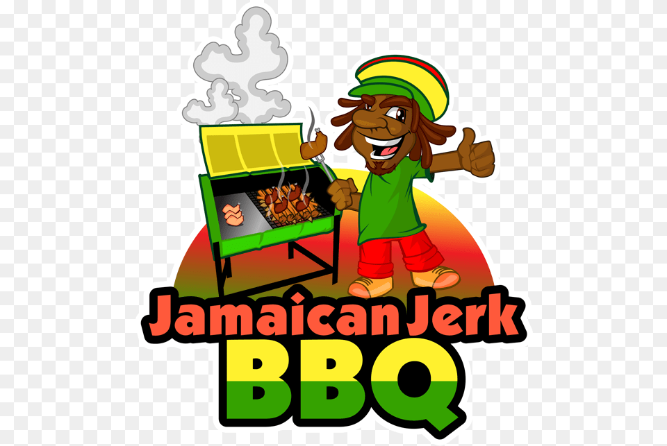 Jamaican Jerk Bbq Jamaican Jerk Chicken Cartoon, Cooking, Food, Grilling, Baby Free Png