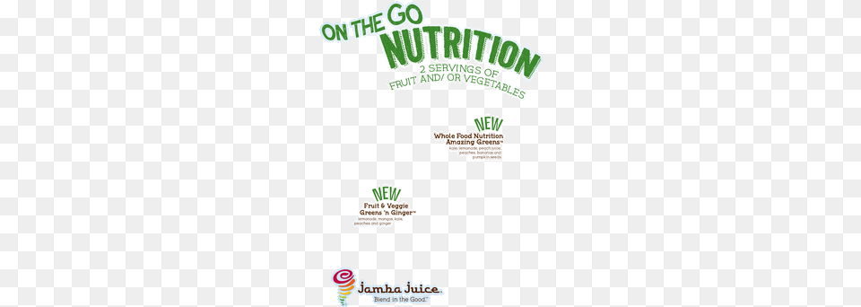 Jamba Juice, Advertisement, Poster, Text Png Image