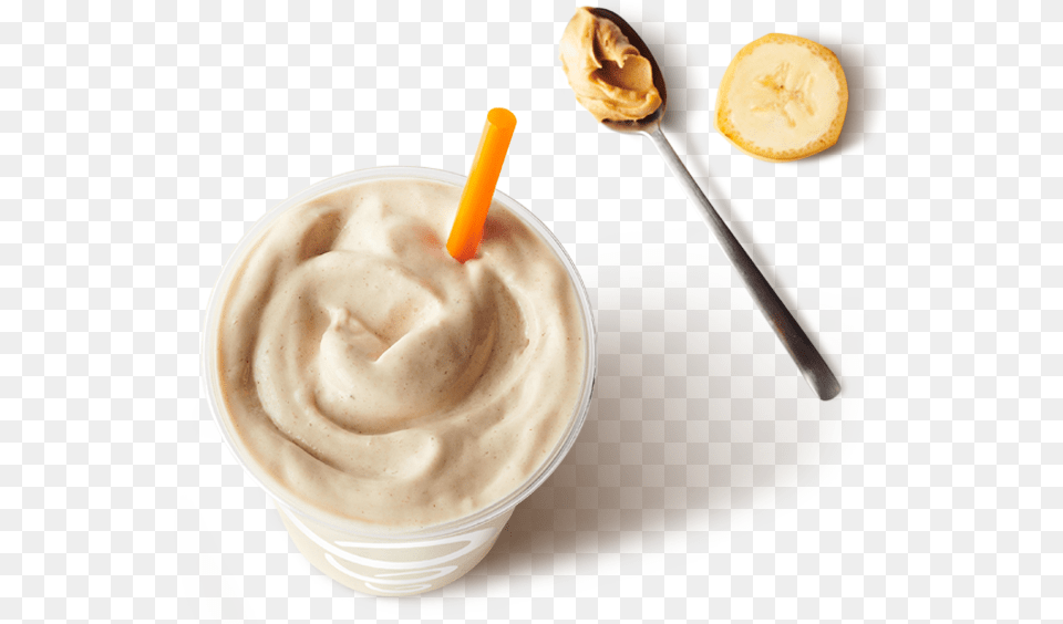 Jamba Juice Peanut Butter Banana Protein, Cutlery, Spoon, Beverage, Coffee Free Png