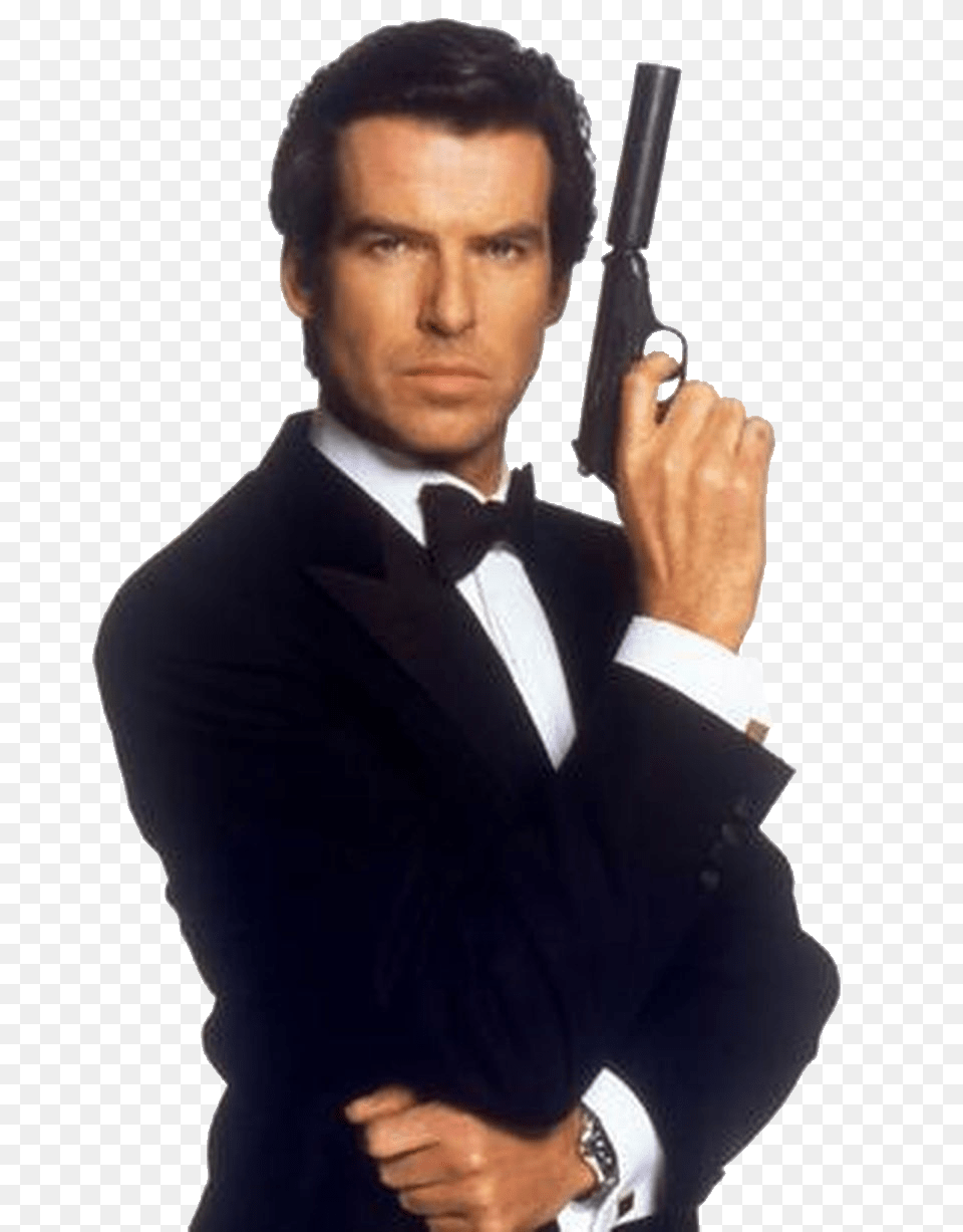James Bond, Weapon, Suit, Handgun, Gun Png