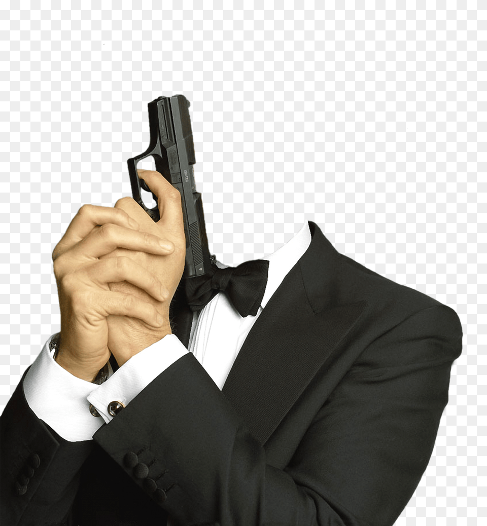 James Bond, Weapon, Handgun, Gun, Firearm Png Image