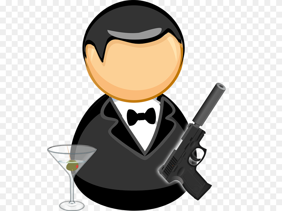 James Bond Clipart Look, Firearm, Gun, Handgun, Weapon Free Png Download