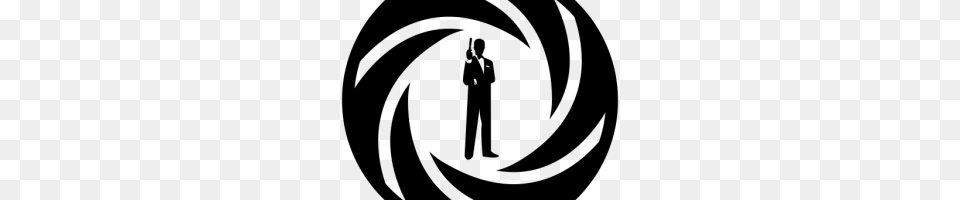 James Bond Logo Image, Gray Free Png Download