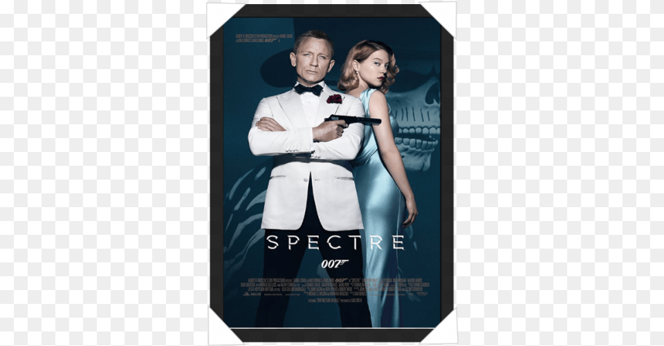James Bond Spectre Poster, Advertisement, Clothing, Formal Wear, Suit Png Image