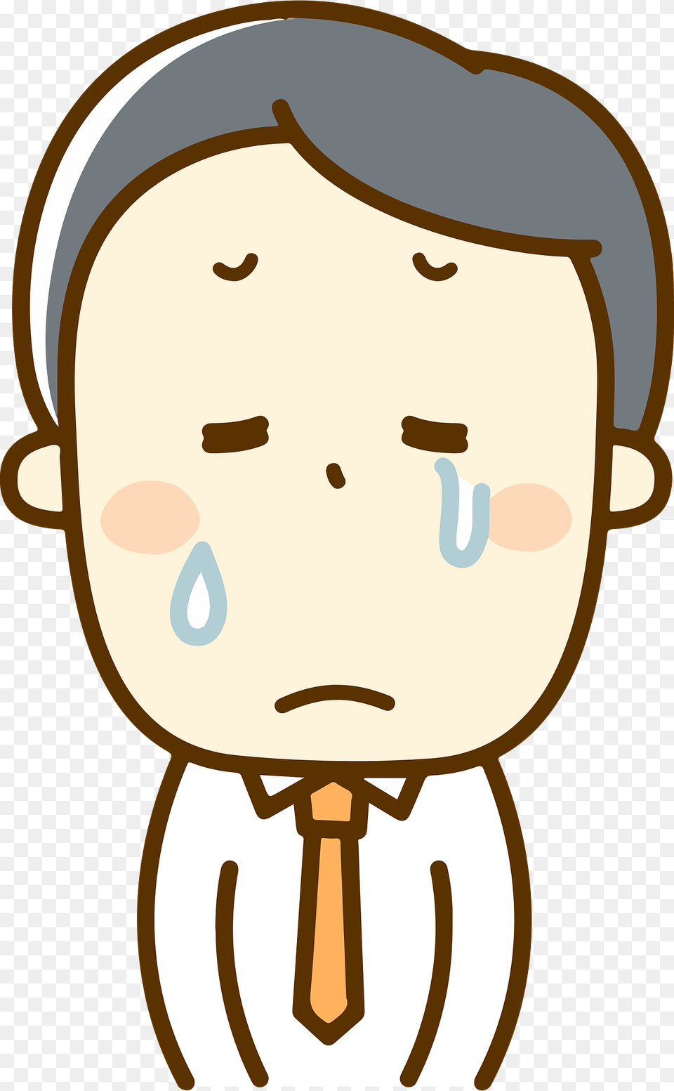 James Businessman Is Crying Tears Clipart, Cutlery, Face, Head, Person Free Transparent Png