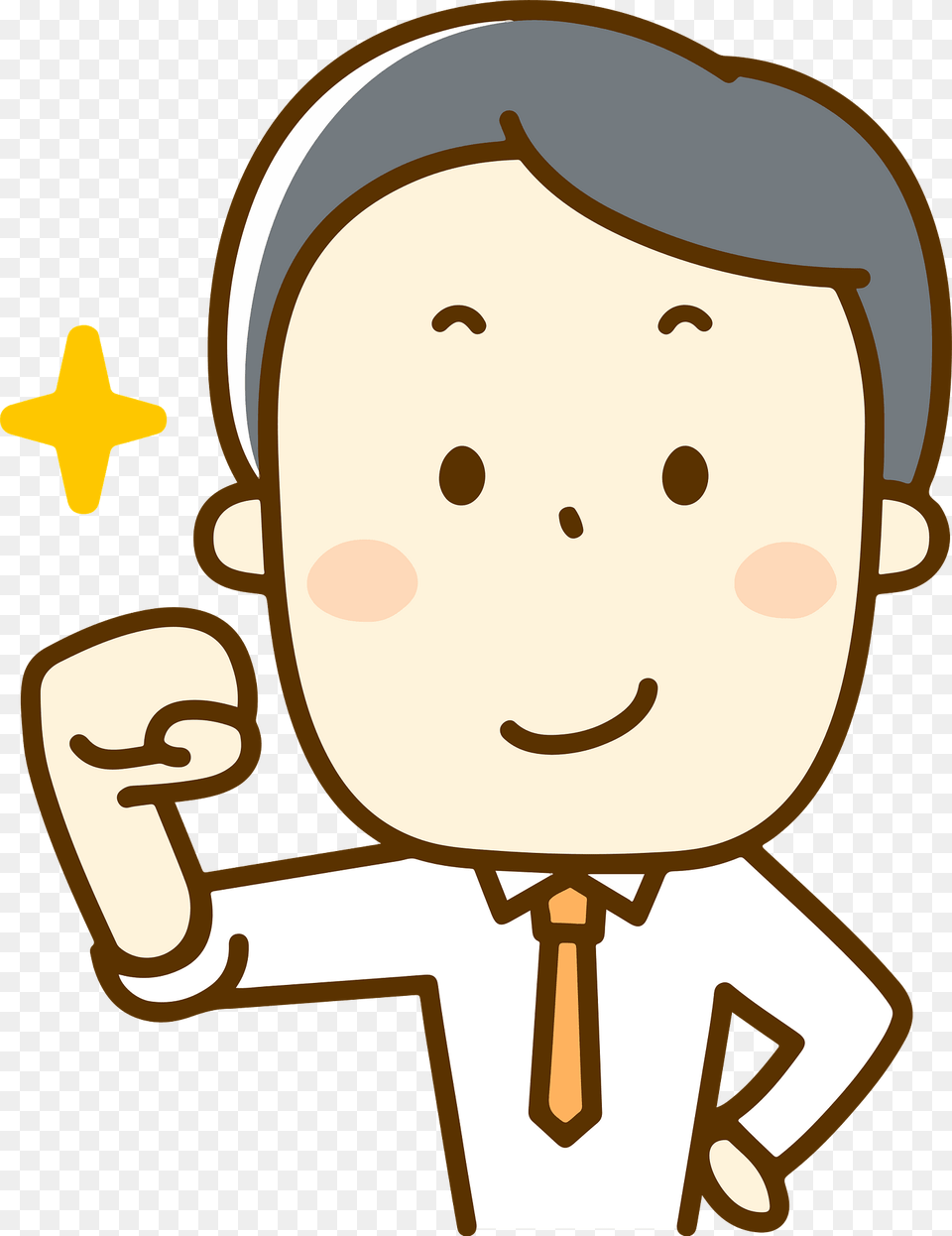 James Businessman Is Pumping A Fist Clipart, People, Person, Baby, Face Png Image