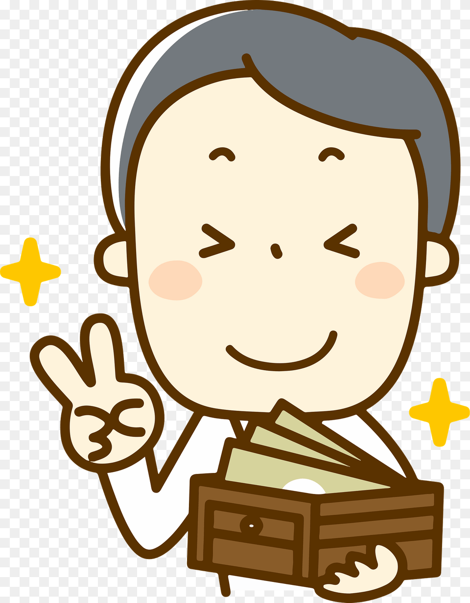 James Businessman Is Rich With Money Clipart, Baby, Person, Reading, Face Png