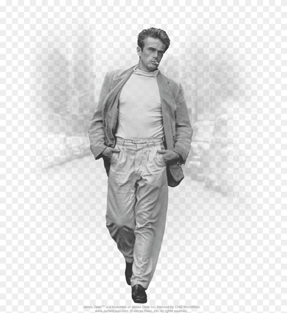 James Dean V Neck, Clothing, Coat, Adult, Man Free Transparent Png