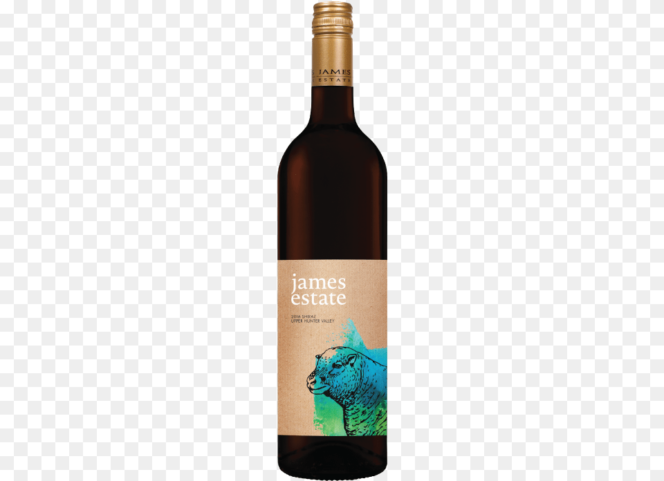 James Estate 2016 Shiraz Hunter Valley Winery Hunter Valley Wine Bottle, Alcohol, Liquor, Beverage, Wine Bottle Free Png
