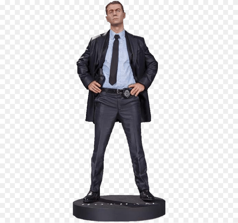 James Gordon 13 Statue Gotham Tv James Gordon Statue, Jacket, Formal Wear, Suit, Coat Png