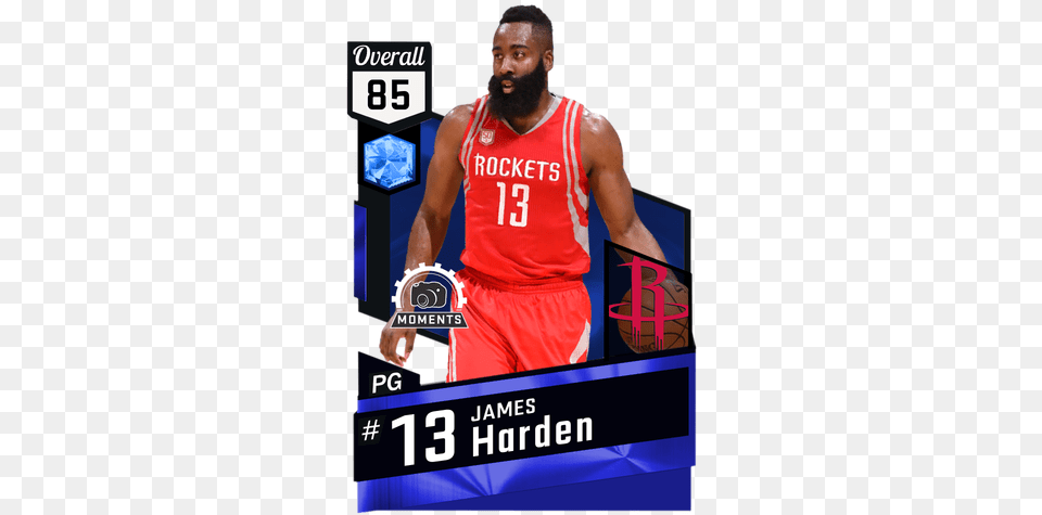 James Harden Against The Lakers On October 26th James Harden Bb Card, Adult, Person, Male, Man Png Image