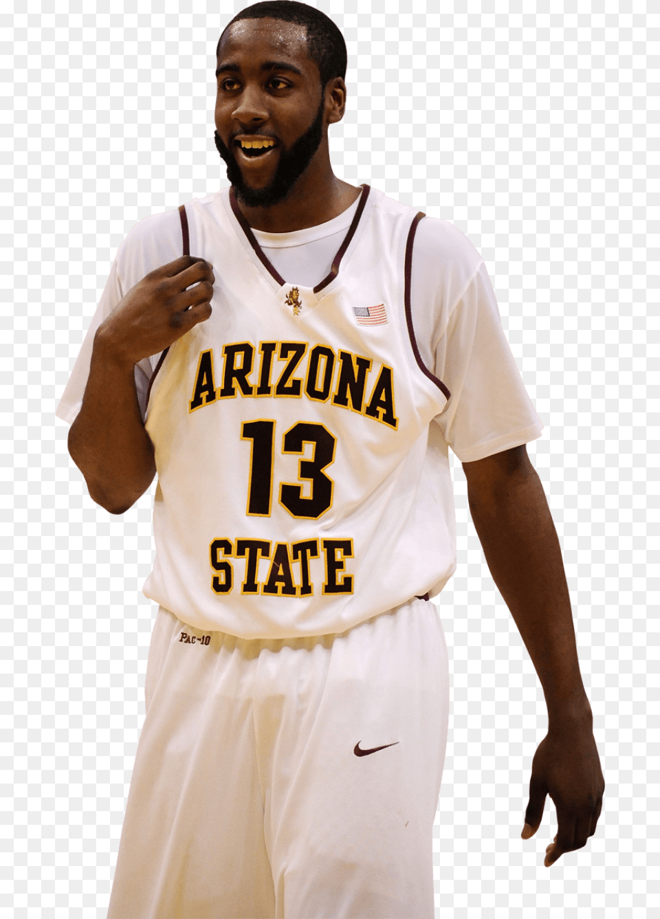 James Harden Me James Harden Sun Devils, Adult, Shirt, Person, People Free Png