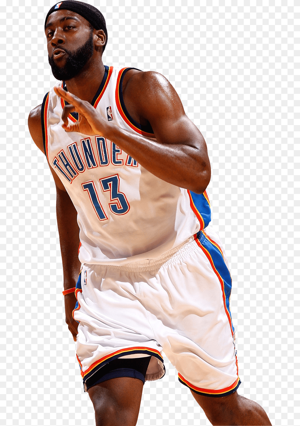 James Harden Okc James Harden Thunder, Clothing, Shirt, Adult, Person Free Png Download