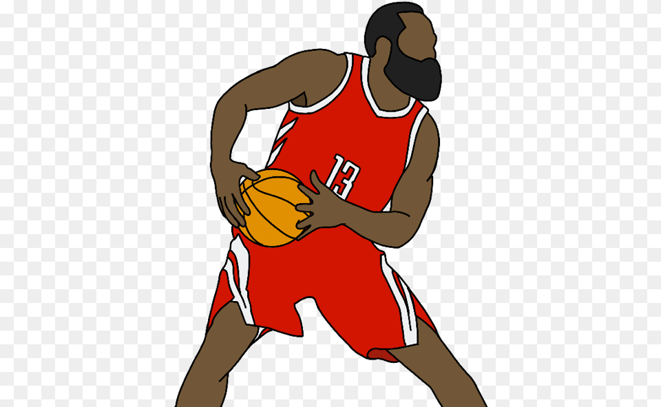 James Harden Step Back Illustration Rockets Houston, Adult, Male, Man, Person Png Image