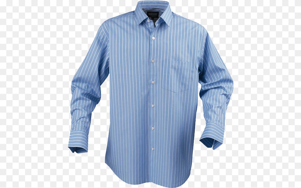 James Harvest Sportswear Fairfield Blue Stripe Sleeve, Clothing, Dress Shirt, Long Sleeve, Shirt Png