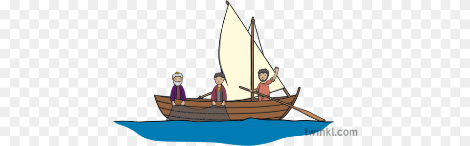 James John And Father In Fishing Boat Boatman, Watercraft, Dinghy, Vehicle, Transportation Free Transparent Png