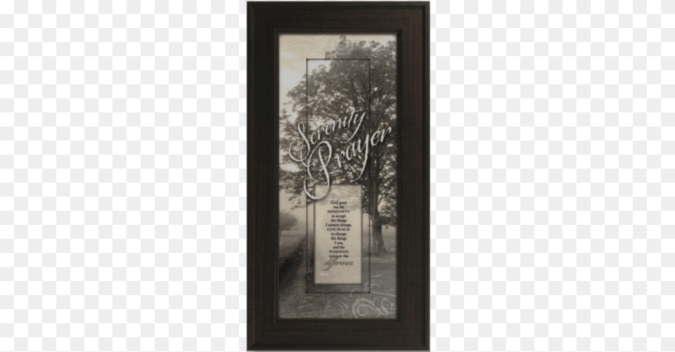 James Lawrence Company Serenity Prayer Framed Graphic, Book, Publication, Advertisement, Poster Free Transparent Png