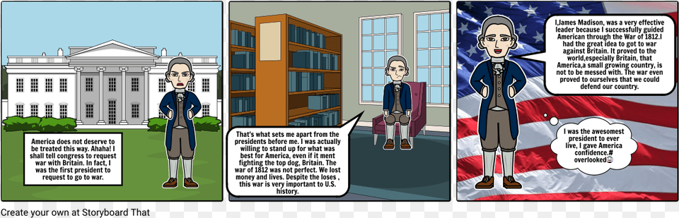 James Madison The Best President Comic, Book, Comics, Publication, Person Free Png Download