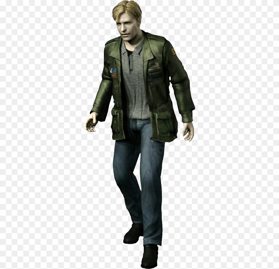 James Profile Silent Hill James Cosplay, Jacket, Clothing, Coat, Pants Free Png Download