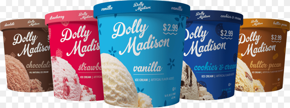James Rivas Dolly Madison Ice Cream Header Image Pints, Ice Cream, Dessert, Food, Disposable Cup Free Png Download