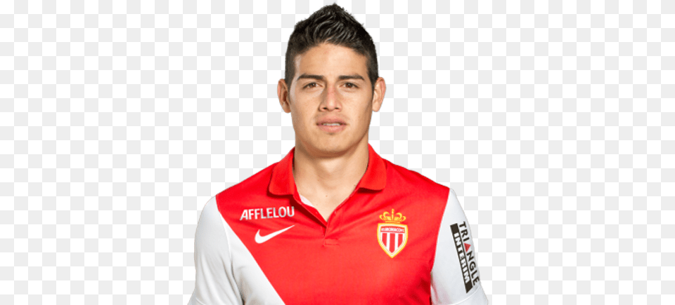 James Rodriguez James Rodriguez A Monaco, Shirt, Body Part, Clothing, Face Png