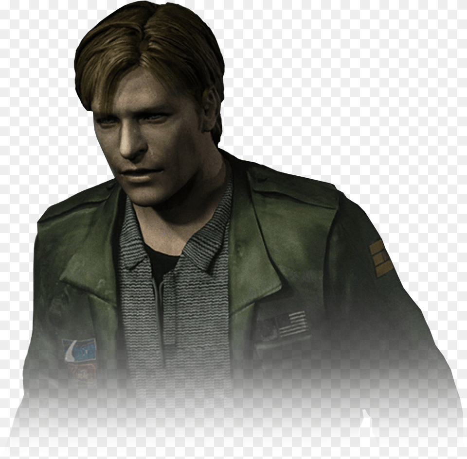 James Sunderland As He Appears In Silent Hill Silent Hill 2 James, Jacket, Clothing, Coat, Person Free Png