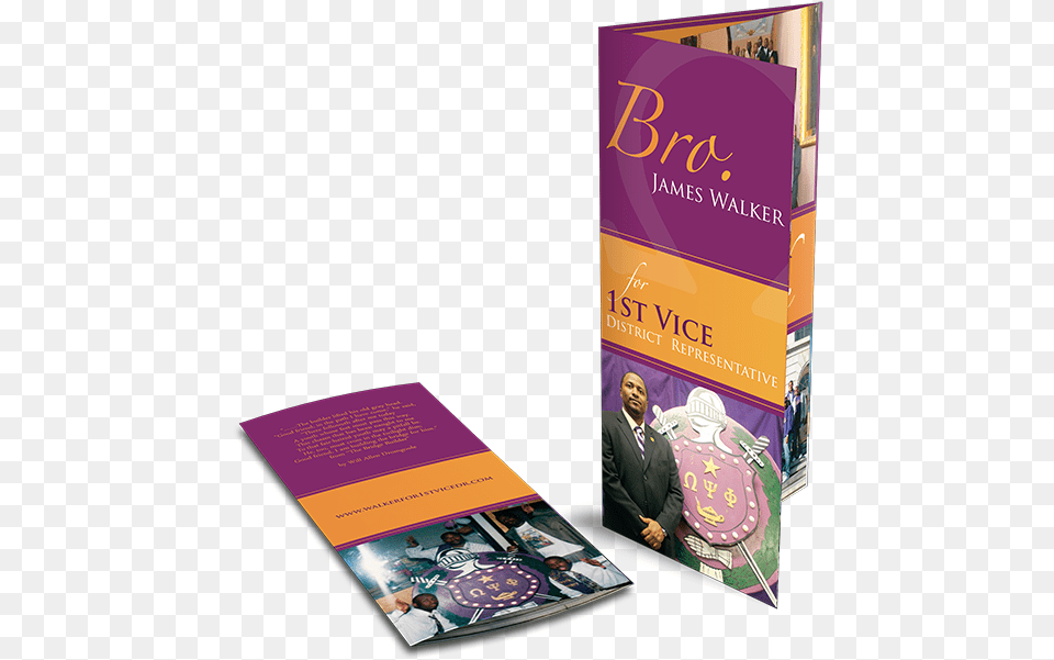 James Walker Of Omega Psi Phi Fraternity Incorporated Flyer, Advertisement, Book, Publication, Poster Png