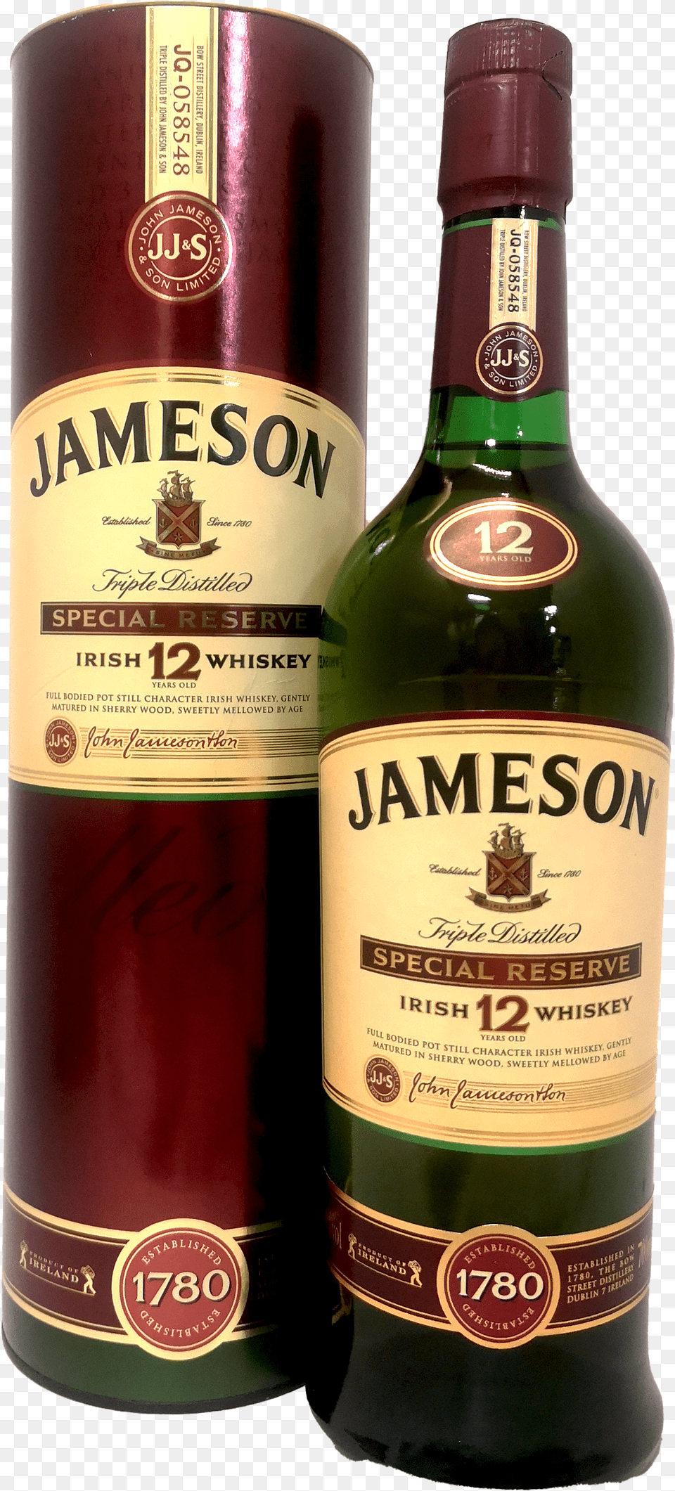 Jameson 12 Year Old Special Reserve Irish Whiskey 70cl Jameson Irish Whiskey, Basket, Shopping Basket Free Png Download