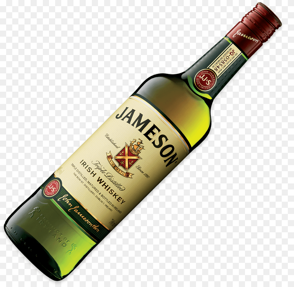 Jameson, Alcohol, Beer, Beverage, Bottle Png Image