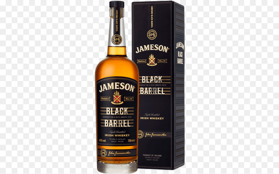 Jameson Black Barrel Jameson Black Barrel Blended Irish Whiskey, Alcohol, Beverage, Liquor, Whisky Png