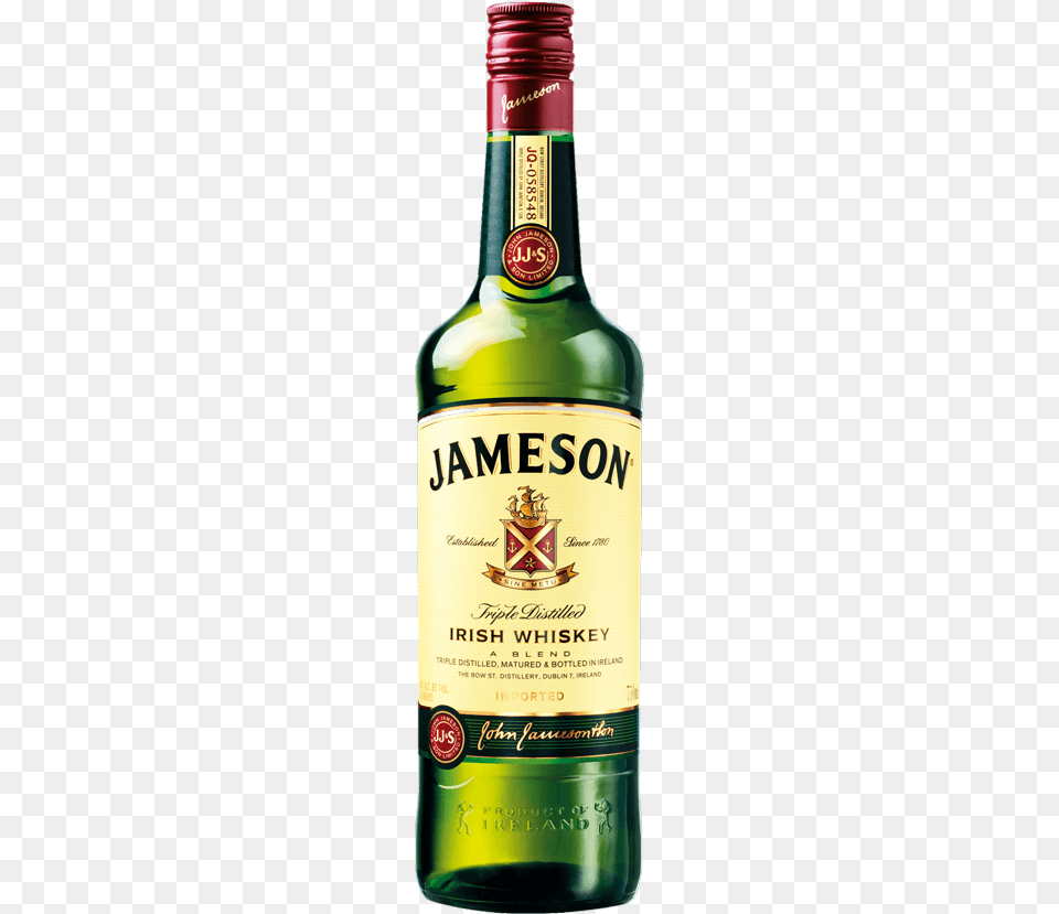 Jameson Bottle Jameson Irish Whiskey, Alcohol, Beverage, Liquor, Beer Png Image