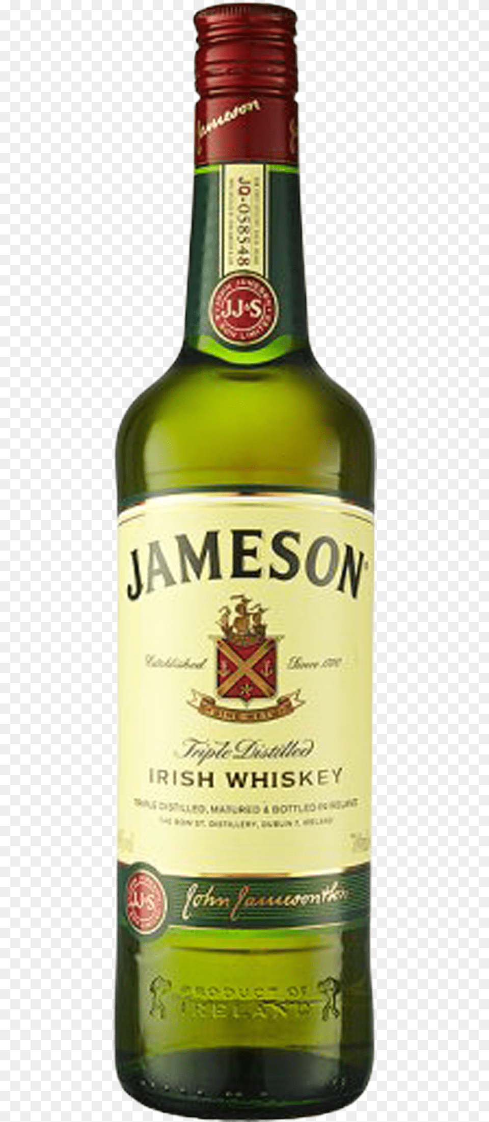 Jameson Bottle Jameson Irish Whiskey, Alcohol, Beverage, Liquor, Beer Free Png Download