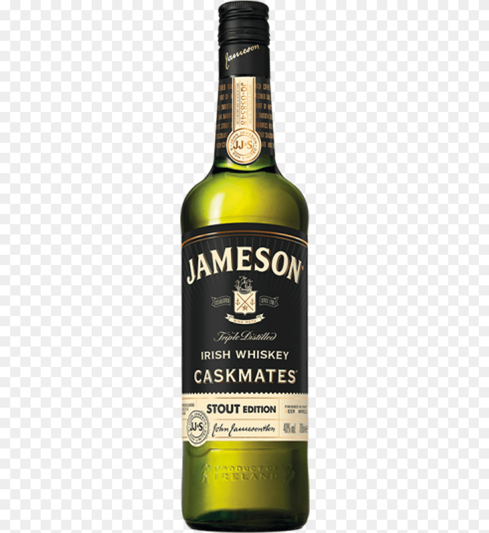 Jameson Caskmates Stout Edition Irish Whiskey, Alcohol, Beer, Beverage, Liquor Free Png