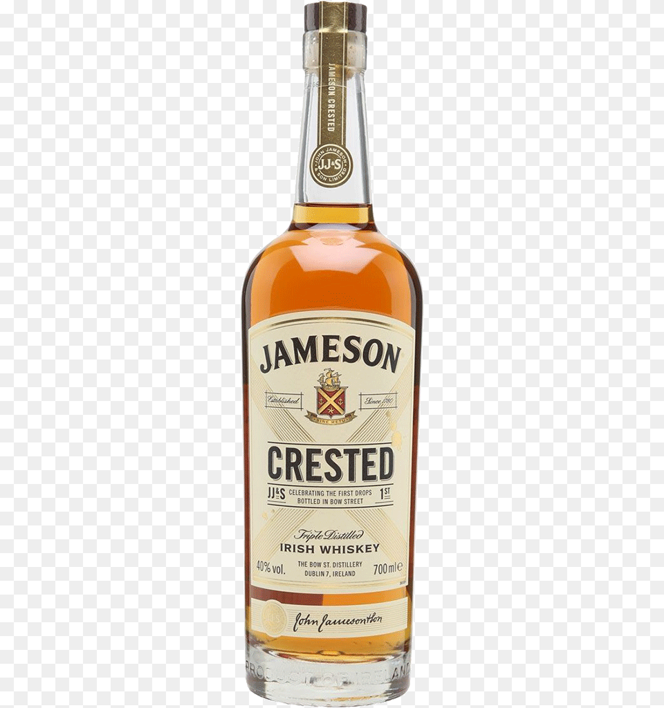 Jameson Crested Irish Whiskey Jameson Crested Blended Irish Whiskey, Alcohol, Beverage, Liquor, Whisky Png