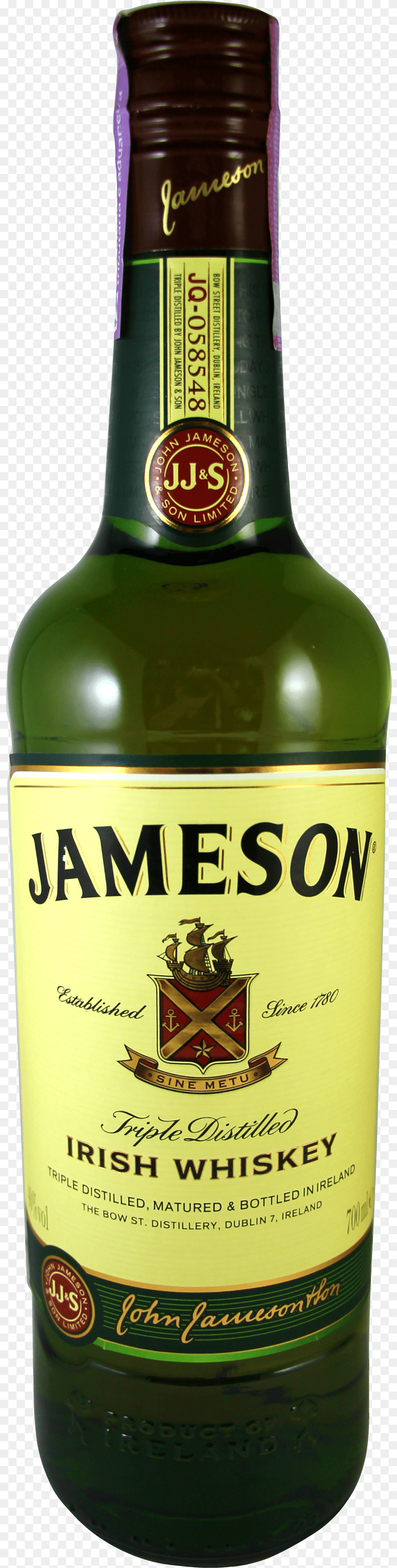 Jameson Irish Whiskey, Alcohol, Beverage, Liquor, Beer Free Png