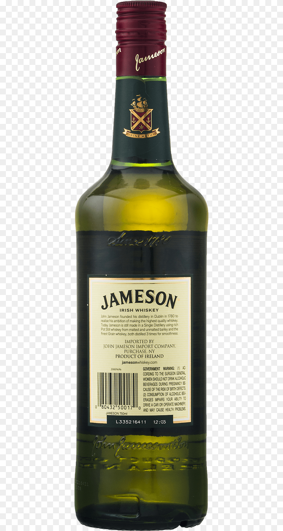 Jameson Irish Whiskey, Alcohol, Beverage, Bottle, Beer Free Png