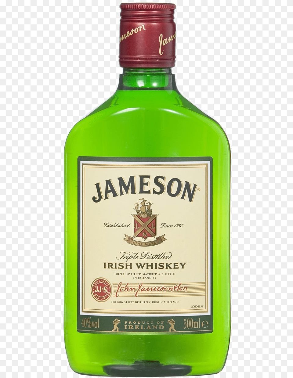 Jameson Irish Whiskey, Alcohol, Beverage, Liquor, Food Free Png Download