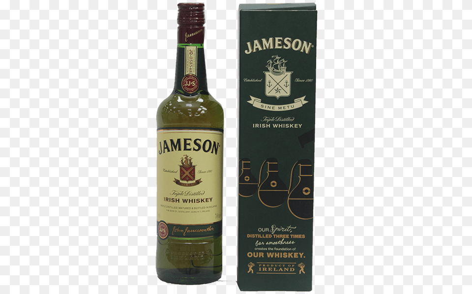 Jameson Irish Whiskey, Alcohol, Beverage, Liquor, Whisky Free Transparent Png