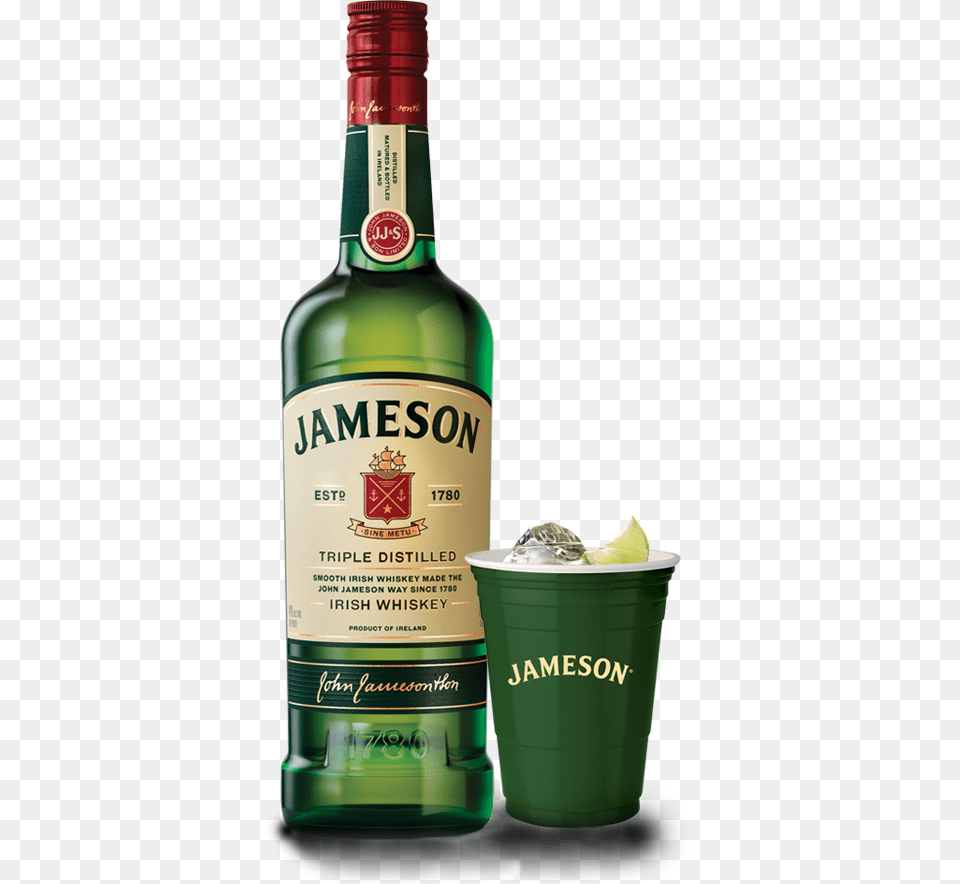 Jameson Irish Whiskey, Alcohol, Beverage, Liquor, Cup Free Png Download