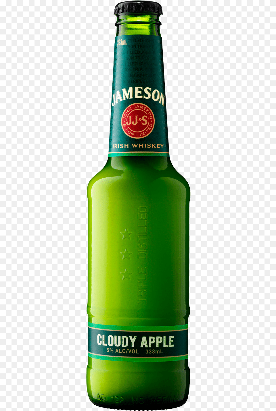 Jameson Irish Whiskey Cloudy Apple Cider Beer Bottle, Alcohol, Beer Bottle, Beverage, Liquor Free Transparent Png