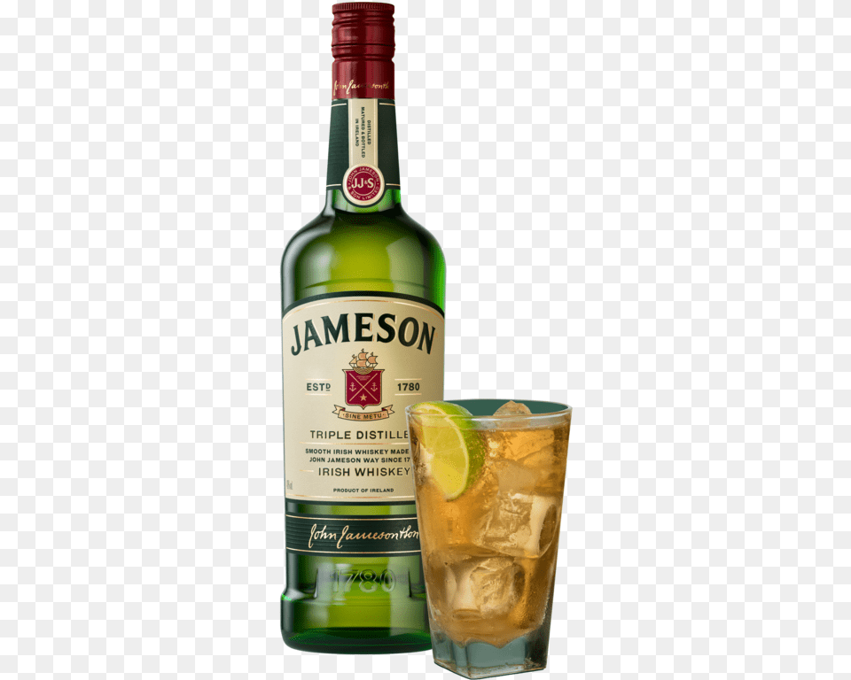 Jameson Irish Whiskey Jameson Whiskey, Alcohol, Beverage, Liquor, Soda Png Image