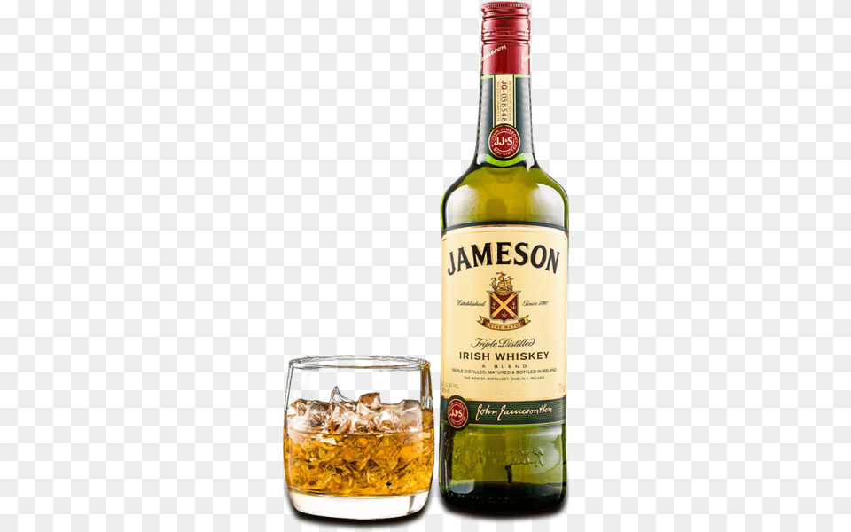 Jameson Original Irish Whiskey, Alcohol, Beverage, Liquor, Whisky Free Png