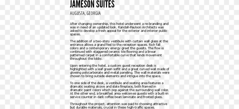 Jameson Suites Augusta Georgia After Changing Ownership Songlines, Gray Png Image